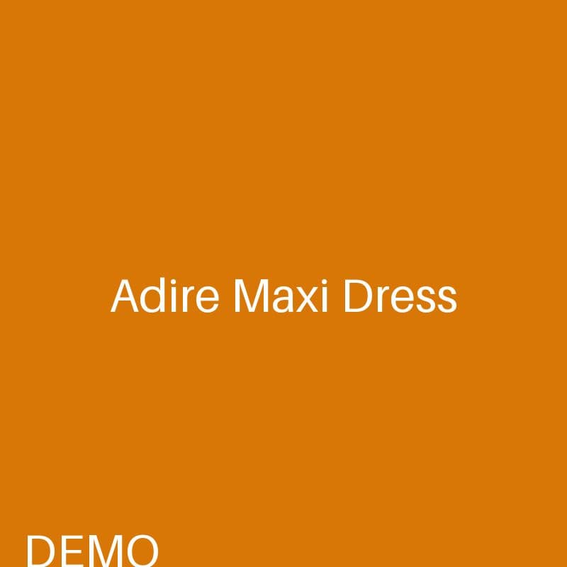 Adire Maxi Dress