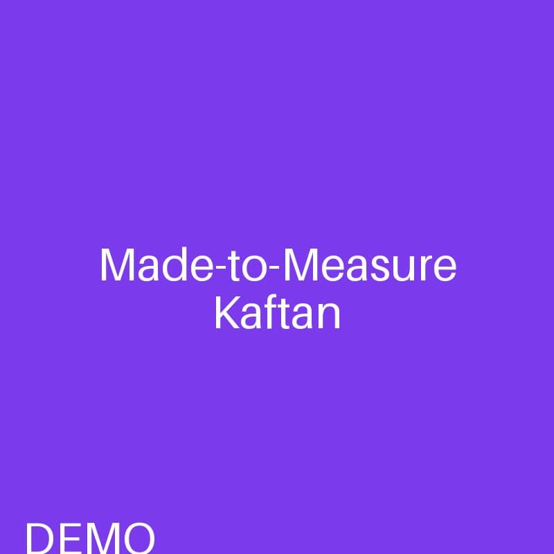 Made-to-Measure Kaftan